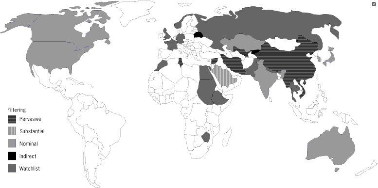 filtering map